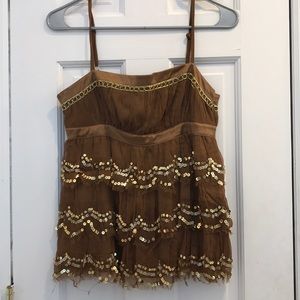 Vintage Bebe tank and shrug